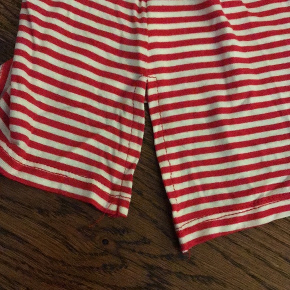 New Rebecca Malone Christmas Reindeer red/white stripe long sleeve shirt- size S - Picture 7 of 8